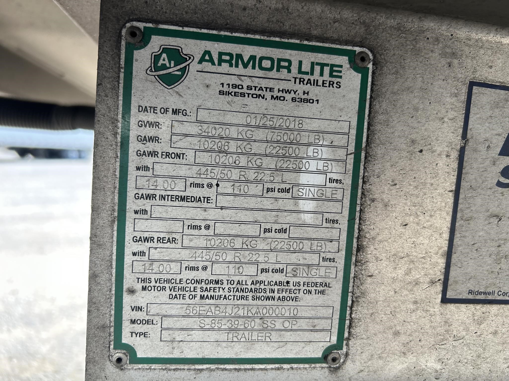 2019 ARMOR LITE 39-85-60 - image 3 of 6